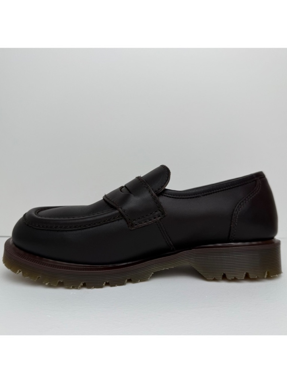 Dr. Martens Penny Loafers 8243 Vintage England Brown Leather Shoes UK 7.5 - Picture 5 of 15